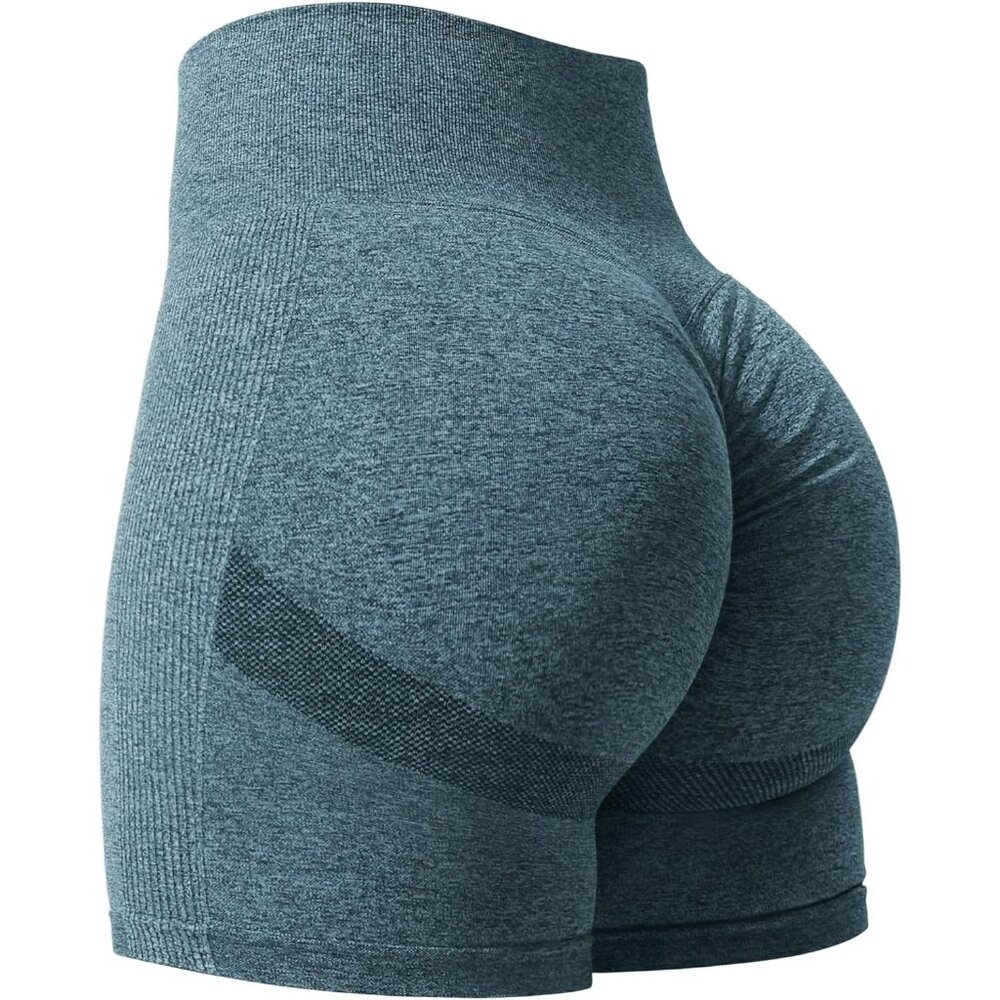 Womens Workout Biker Shorts Seamless High Waisted Tummy Control Slimming